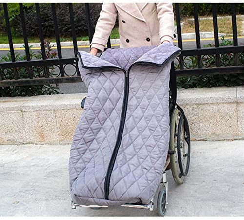 Joyfitness Fußsack Für Erwachsene Rollstühle, Rollstuhl Decke Winter, Rollstuhl Fleece Wrap Decke Thicken Warm Rollstuhl Cozy Cover Für Erwachsene Die Älteren Patienten