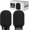 Geekria for Creators Foam Windscreen Compatible with Shure SM7B, PGA27, SM27 Microphone Antipop Foam Cover, Mic Wind Cover, Sponge Foam Filter (Black / 2 Pack)