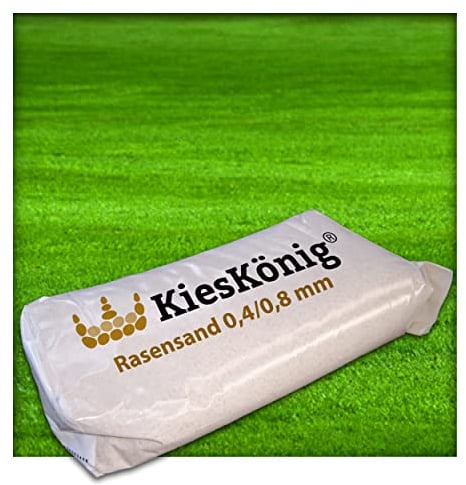 25 kg Rasensand 0,4-0,8 mm Gartensand Quarzsand Grassand Rasenpflege Wurzelaktivator Bodenverbesserung
