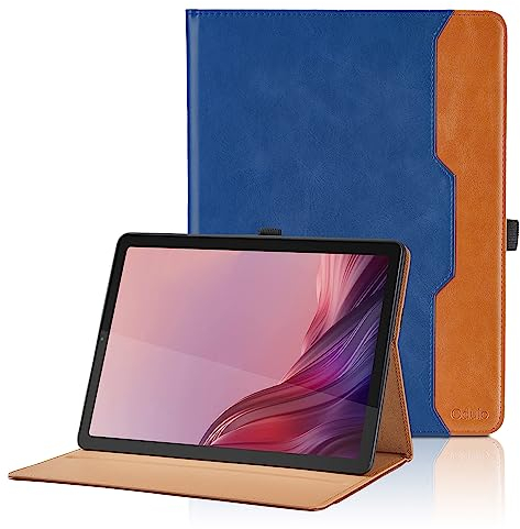 Coque pour Lenovo Tab M9 HD 9 TB310FU 2023 / Nook 9 Lenovo Tablet (2024) PU Cuir Cover Tablette Housse de Protection, Support Multi-Angle Étui avec Portefeuille Cover pour Lenovo Tab M9 HD 9 -Bleu