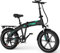 HITWAY 20 * 4.0” Electric Bike, 48V 10.4Ah Battery up to 50-100KM, 250W Motor Fat Tire E Bike, Foldable Electric Bicycles with 7-Speeds for Adult Commuters