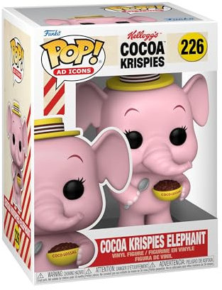 Funko Pop! Ad Icon: Coco Elephant Krispies Elephant - Kelloggs - Figurine en Vinyle à Collectionner - Idée de Cadeau - Produits Officiels - Jouets pour Les Enfants et Adultes - Ad Icons Fans