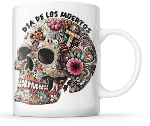 McMug - Day of The Dead - Calaveras Skull - Día de Los Muertos - Mug, Ceramic, 11fl.oz.