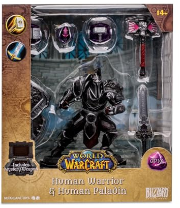 Mcfarlane World of Warcraft Human Epic Figur, 15 cm