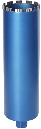 Couronne de forage diamantée pour carotteuse avec turbo, 1 1/4, diamètre 112 mm, longueur totale 460 mm, foret diamant à sec et humide, couronne de forage à sec pour béton