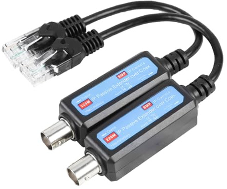 Hsthe Sea 1 Paar IP 10/100Mbps Netzwerk Sender 1CH IP Netzwerk Koaxial Sender Empfänger Extender Coax Kabel Für IP NVR Kamera