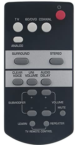 ROLLGAN FSR68 ZJ78800 Telecomando di Ricambio Adatto Per Yamaha Soundbar TV Lautsprecher, Kompatibles Modell:FSR68-ZJ78800 ATS-930 YAS-93 ATS930 YAS93