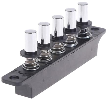 Sharplace Commutateur de Clavier de Hotte de Cuisine, 5 Boutons pour Le Remplacement Des Appareils de Cuisine