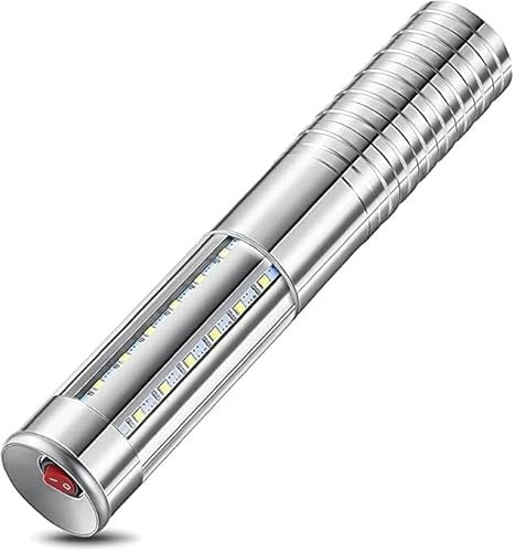 Kedifoai Bâton LED Stroboscopique pour Service de Bouteille, 3 Lumières, Argent, 1 Compte, 14.4W, LED Blanc Doré Argenté, Alimenté par Batterie, G40, Intérieur Extérieur, 1 Compte