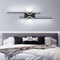 Riserva Applique da Parete Interno, 25W Lampada da Parete LED Nero, Lampada da Muro Moderna in Acrilico per Corridoio, Scala, Sala da Pranzo, Camera da Letto, Soggiorno, 6500K Bianco Freddo