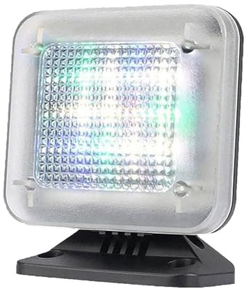 LED Lamp Fake TV Simulator Light, Anti-Burglar and Theft Deterrent with LED Light Timer & Sensor, Night Security Light, Home Security Fake Television,PowerAdapter