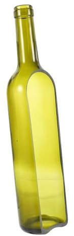 Alipis Glasflasche Kerzenhalter Tiefem Grün Dekorativer Weinflaschen-candlestick Für Kreative Wohnraumgestaltung Als Blumenpot Für Kerzen Ohne Korken