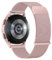 Amzpas Cinturino per Samsung Galaxy Watch 4/5/6/7 40mm 44mm, Cinturino in Acciaio,Metallo Magnete per Samsung Galaxy Watch 5 pro 45mm/ Watch 4/6 Classic 46mm 42mm (Rosa)