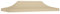 Myheimly Partyzelt Dach Ersatzdach für Pavillon Gartenzelt Festzelt Beige,6 x 3 m