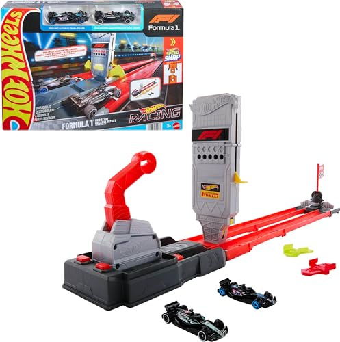 Hot Wheels Racing Formel 1 Startaufstellung Start Streckenset & 2 Spielzeugautos