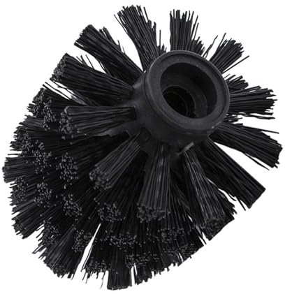 Cepillo para el inodoro reciclado: accesorios aerodinámicos cepillos de limpieza cabezales | Resultados bajos y limpiadores cerdas de silicona | Baños Brussh Soporte para la cabeza para rutas de limpi