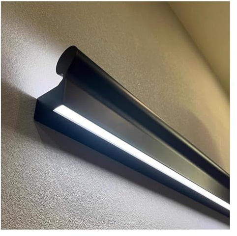 Pasamanos Pasamanos de escalera LED con sensor de luz y luminiscencia for pasillos y escaleras. Escalera pasamano(Switch,1.5m)
