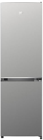 Beko B3RCNO255XB - Frigorifero con congelatore indipendente, 250 l, No Frost, altezza 180 cm, illuminazione interna a LED, raffreddamento rapido, allarme porta, fermaporta intercambiabile, 39 dB