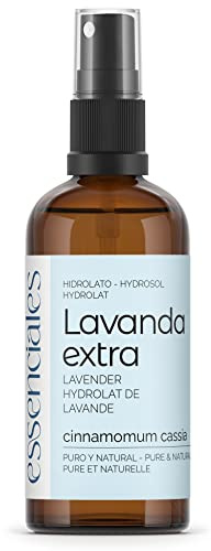Essenciales - Agua Floral de Lavanda Extra, 100% Pura y Natural, 100 ml | Hidrolato Lavandula Angustifolia