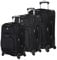 SwissGear Sion Softside Erweiterbares Rollgepäck, schwarz, 3-Piece Set (21/25/29), Sion Softside Erweiterbarer Rollkoffer