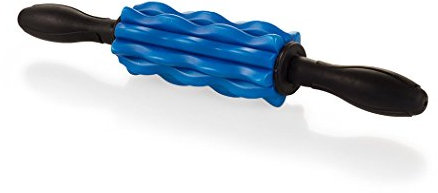Faszien Massageroller mit Griff | Massage Stick | Faszienroller | universal verwendbar für Rücken Beine Arme | Einfache und schnelle Massage (blau)