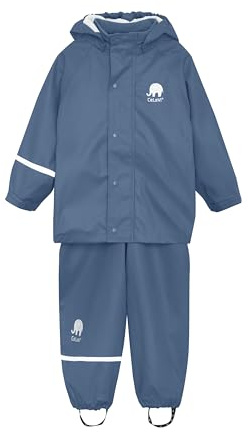 CeLaVi Unisex Baby Baby Zweiteiliger Regenanzug, Blau, 140