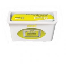 Clinell White Wall Mounted Dispenser For Detergent Wipes (CDWDW)