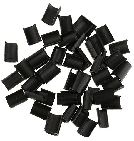 50pcs Keratin Kleber Korn Granulat für Haar Verlängerung, Schwarz