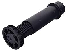 emoebelbeschlaege Möbelfuß Stützfuß verstellbar 11-24,5cm Bettfuß Möbelfüße Bettfüße Boxspringbett ((H 110-180 MM))
