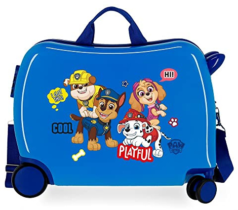 Paw Patrol Playful Kinder-Koffer Blau 50x39x20 cms Hartschalen ABS Kombinationsschloss 38L 2,1kgs 4 Räder Handgepäck