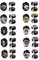 Zysta Piercing 10 Paare 10mm Ohrstecker aus Edelstahl Fake Plugs Ohrringe Fake Ohr Cheater Tunnel Plug Barbell Ohrpiercing für Damen Herren (Skelett)