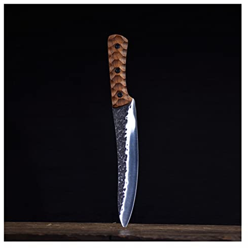 Steak Messer Set Longquan Messer handgemachte geschmiedete Küchenmesser Kleber Boning Utility Chopper Metzger Jagdmesser mit Holste messerset (Color : 9 inch Cleaver-G)