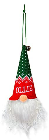 History & Heraldry Light Up Gonk Pre-personalised Christmas Hanging Decoration Ollie 00269860656