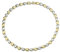 Traveller Collier - Damen - Goldfarbe & Silberfarbe - Bicolor - Edelstahl - Vergoldet - 45 cm - Herzen - 180910