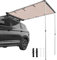 HH-CC Auto-Seitenmarkise, ausziehbare Markise für Fahrzeuge, wasserdicht. Teleskopstangen Anhänger Sonnenschirm Dachzelt mit Tragetasche für Jeep/SUV/LKW/Van Outdoor Camping Reisen, Sand,200CM*200CM