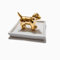 JOYIMARR Hunde-Ringhalter, quadratischer Schmuckhalter, Geschenk für Hundemutter, Weihnachtsgeschenke für Frauen/Freund/Hundeliebhaber, Hundestatue, Heimdekoration