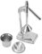 HEEPDD Exprimidor Manual de Naranjas, Exprimidor Manual de Acero Inoxidable Palanca Alta de Goma Ergonómico Exprimidor Manual de Naranjas con Proceso Conveniente para Exprimir Frutas de Piel Suave