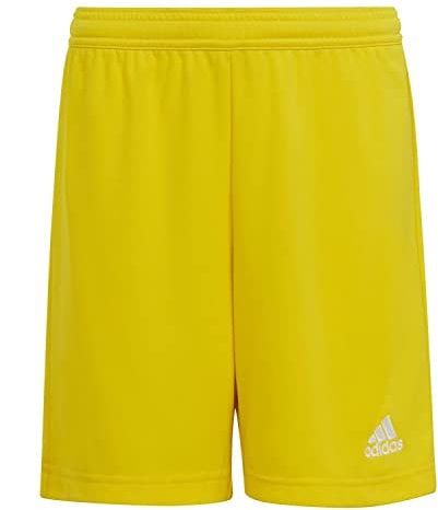 adidas Unisex Kinder Entrada 22 Shorts, Team Yellow, 7-8 Years