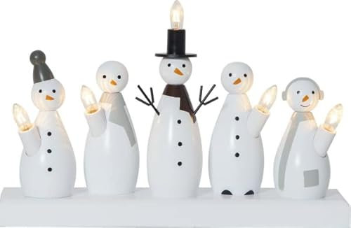 Star Trading 652-82 Fensterleuchter Snowman