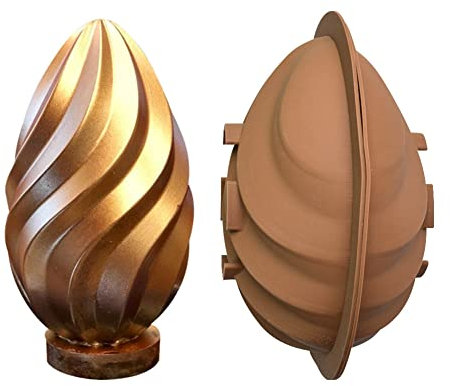 Moule Oeuf de Paques Moule en Silicone 3D Moule Chocolat, Moule à Gâteau Décoration de Gâteaux Moule Moule à Oeufs de Pâques Moule à Savon de Pâques Main Outils de Cuisson Moule