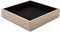 eglooh - Minerva - Taschenleerer Leder Taubengrau - Schreibtisch-Organizer mit modernem Design - Ablagefach für Schlüssel, Münzen, Schmuck - cm 16,5 x 16,5 - Made in Italy