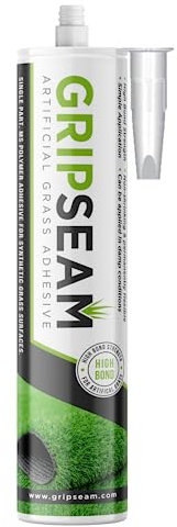 GripSeam Artificial Grass Adhesive - 290ml / 9.8oz MS Polymer Adhesive for Synthetic Grass Surfaces