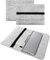 UC-Express Sleeve Hülle kompatibel mit Samsung Galaxy Book3 360 13 Zoll Tasche Filz Notebook Cover Universal Case Schutzhülle, Farbe:Hell Grau