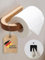 DEKAZIA® Porte Papier Toilette Bois Mural - Support et Dérouleur Adhésif - Distributeur Papier Toilette - Déco Toilette