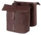 Basil City Fahrrad Doppeltasche, 28-32L, Braun, 12x29x30 cm