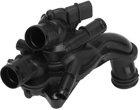 Engine Coolant Thermostat Housing with Sensor Compatible with 207 208 508 3008 5008 308 Partner RCZ, C4 DS3, Mini R55 R56 R57 R60 R58 R59 R55 R61