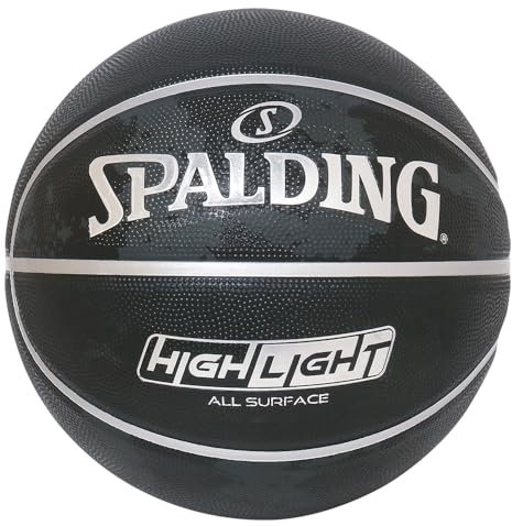 Spalding Highlights Silver Rubber No. 6 Ball 85-097J Basketball Basketball