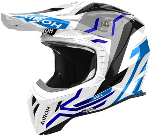 AIROH AVIATOR ACE 2 GROUND BLUE GLOSS L