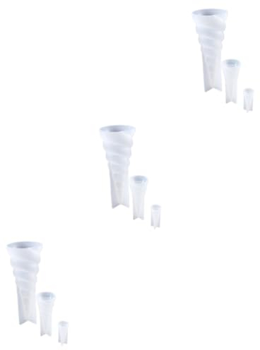 TEHAUX 9stücke Silikon Epoxy Formen Für Einhornhörner Bastelbedarf Für Mädchen Und Junge Mädchen Große Mittlere Und Kleine Flexibles Leicht Zu Reinigendes Material