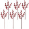BEAHING Weihnachtsdekorationen 6pcs Woll Candy Cane Cane Weihnachten Picks 13,8 Zoll rot und weißer Süßigkeit Bell Weihnachtsbaum Ornamente für Home Office Holiday, Süßigkeiten Weihnachtsdekorationen